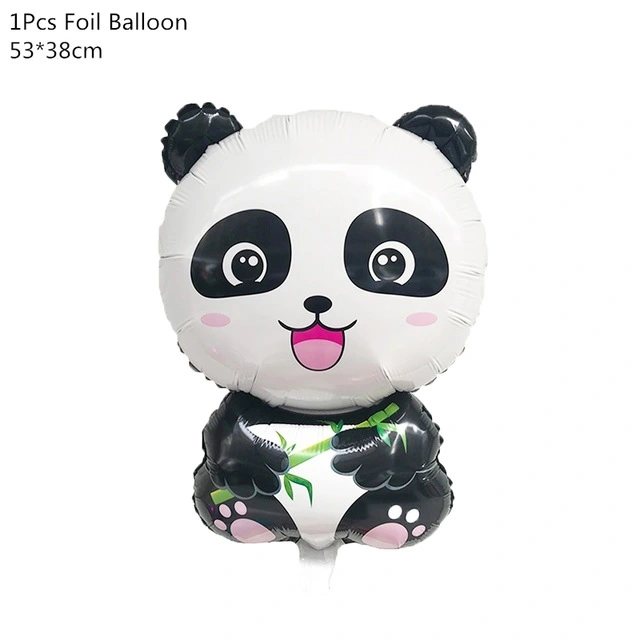 Cartoon Panda Theme Birthday Party Decorations Disposable