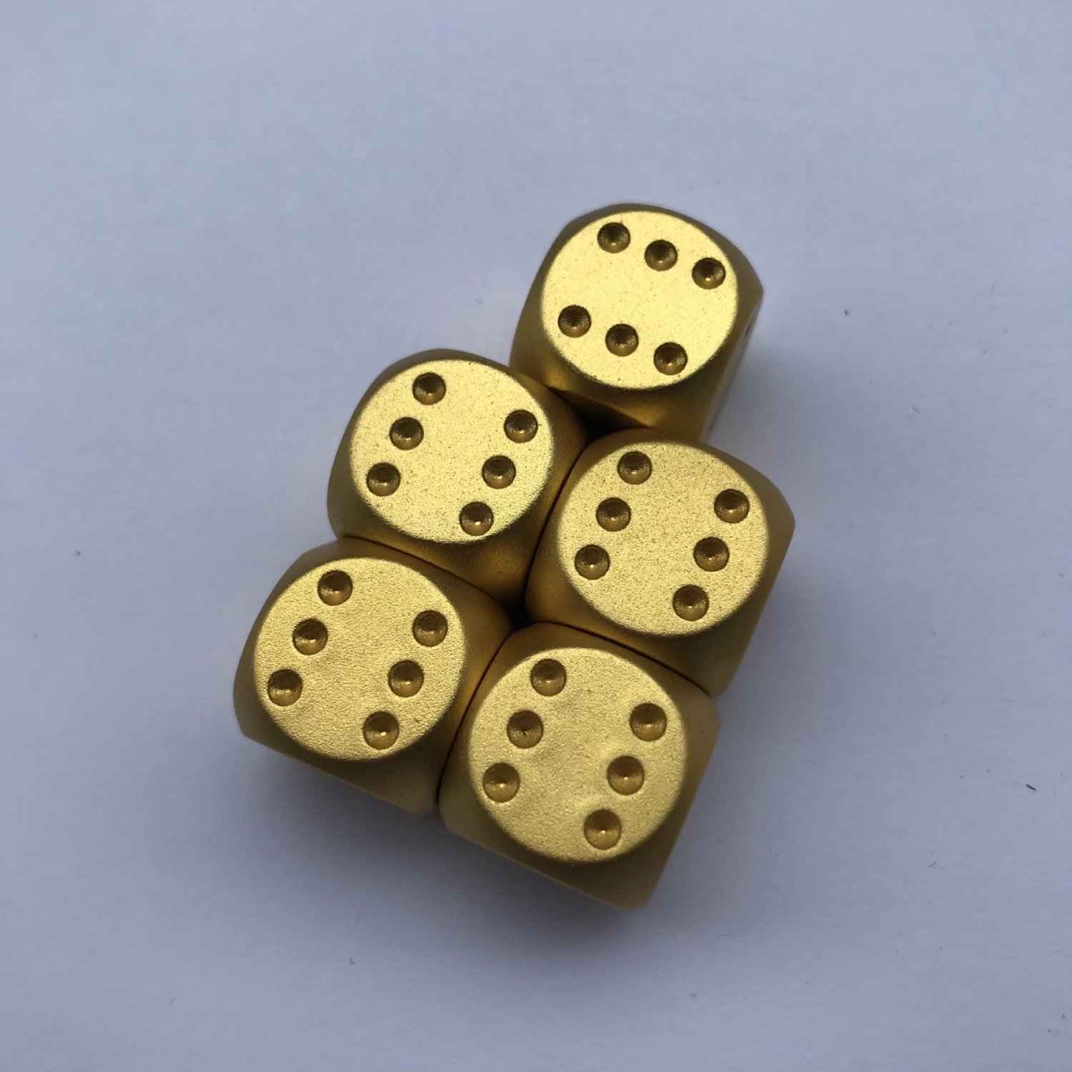 Metal drinking dice portable dice tube aluminum alloy