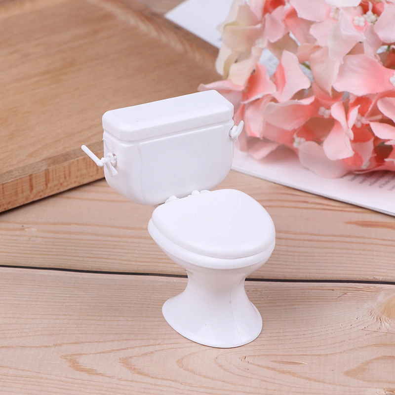 Dollhouse furniture dolls toilet for doll house bathroom