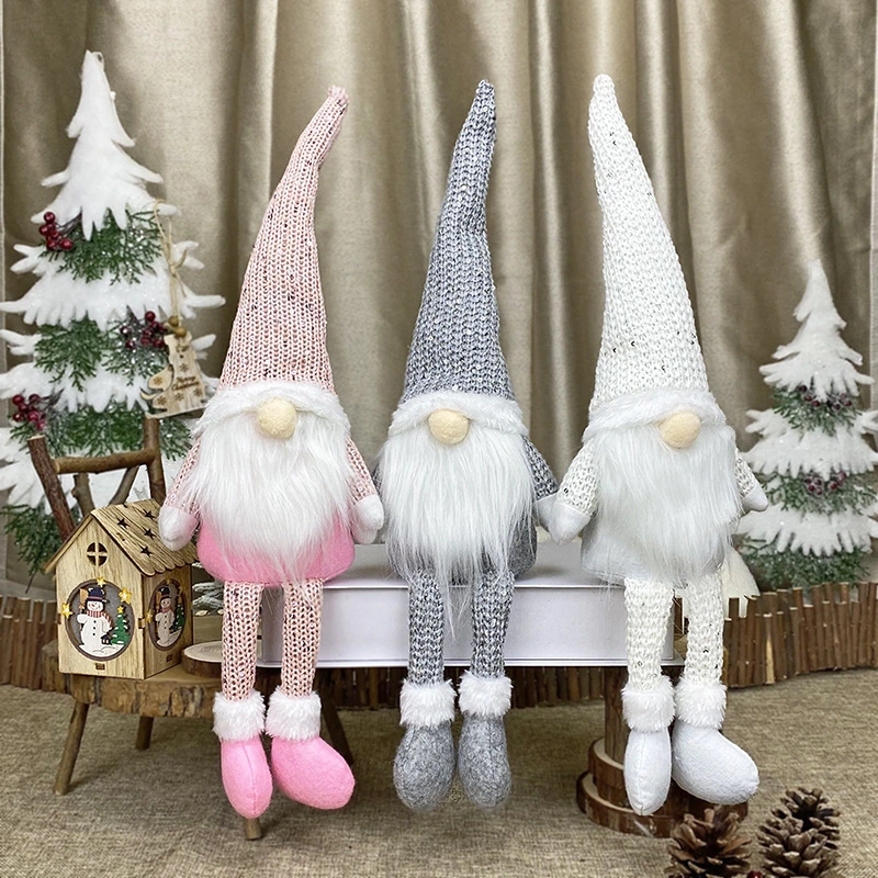 Nordic Style Santa Claus Doll Window Decoration Ornaments