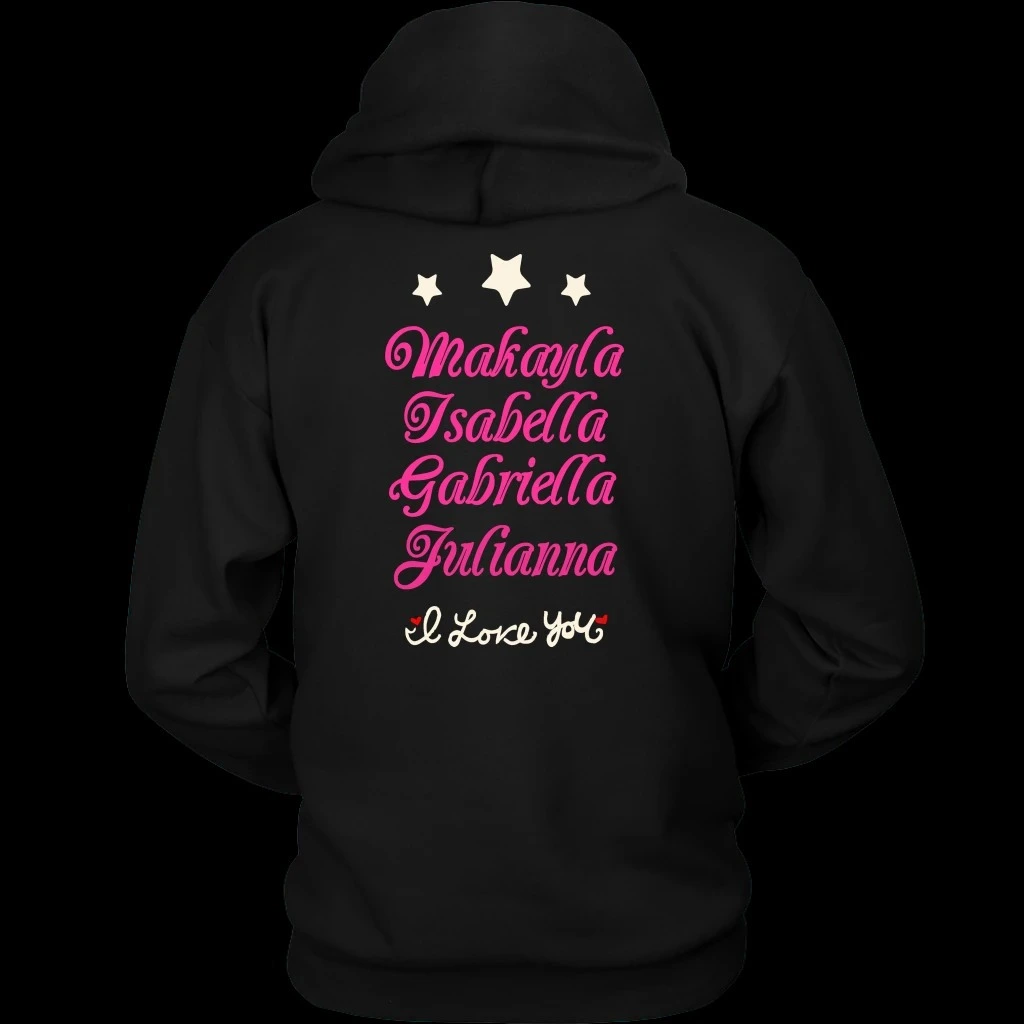 Letter print hoodie