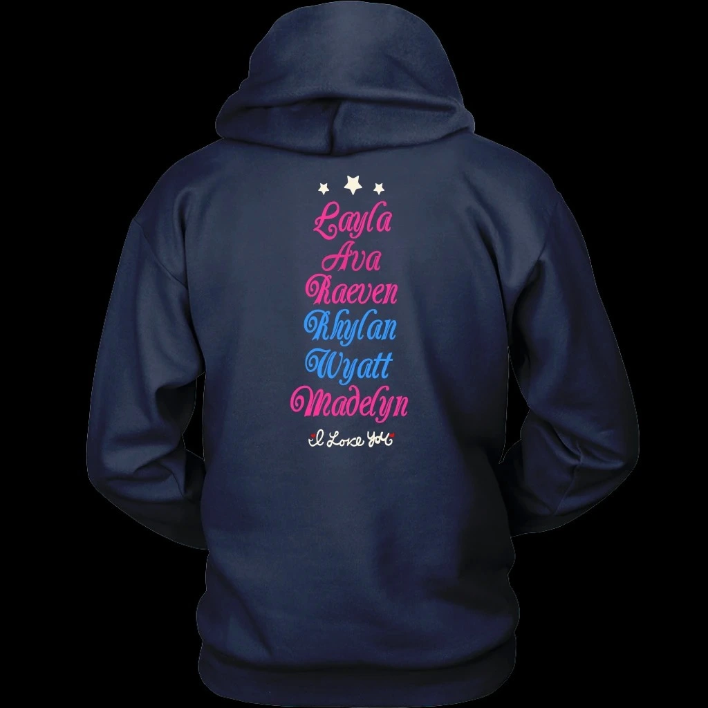 Letter print hoodie