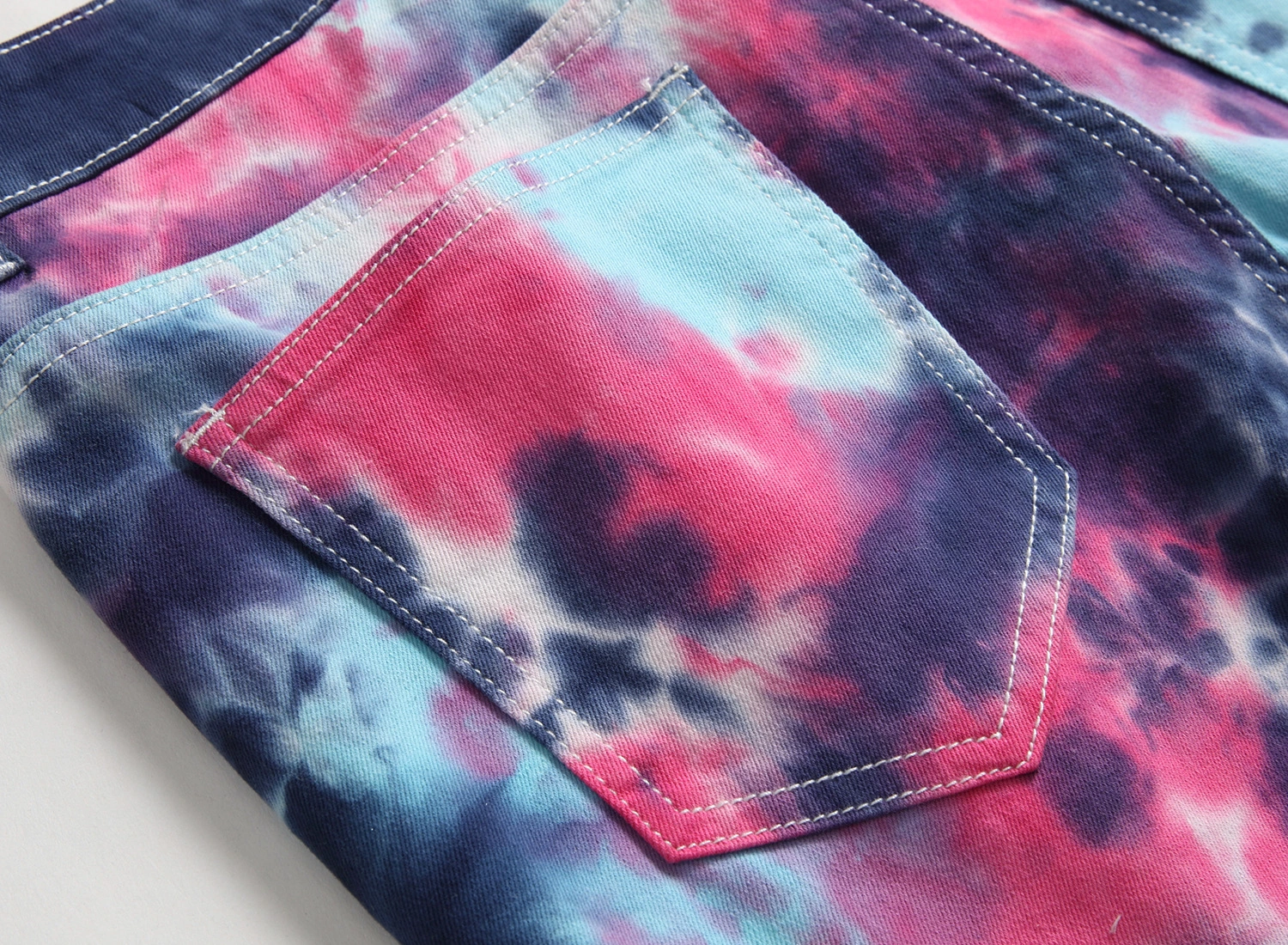 Colorful Binfen Stretch Small Straight-leg Jeans
