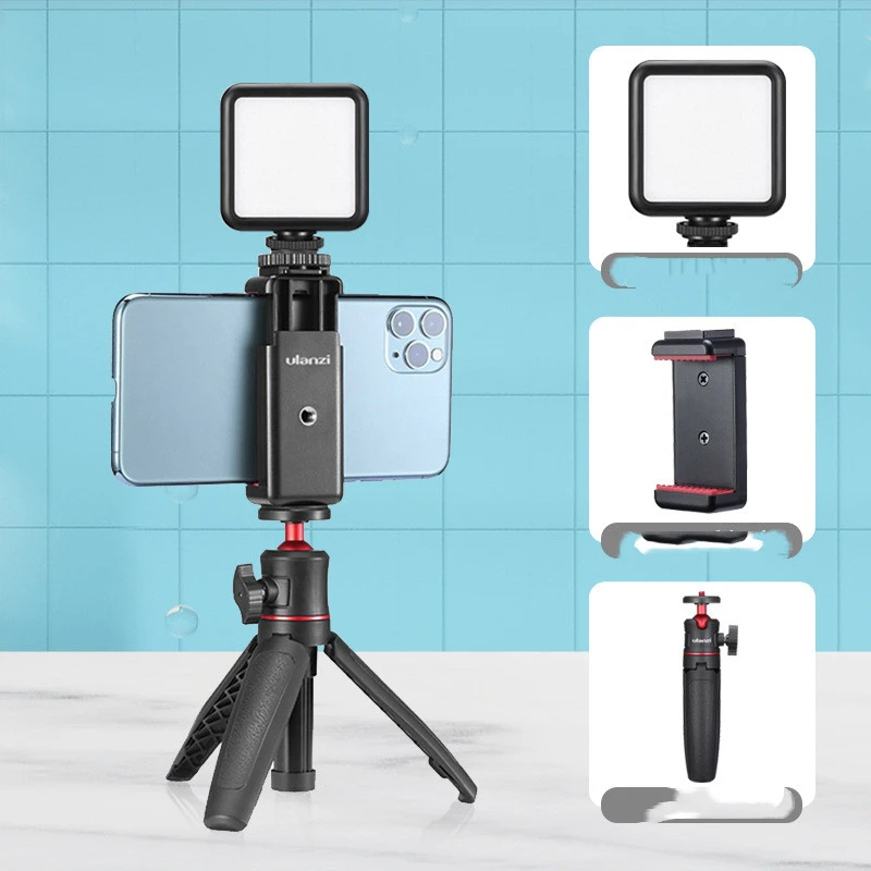 Compatible with Apple, Mini tabletop extension pole tripod