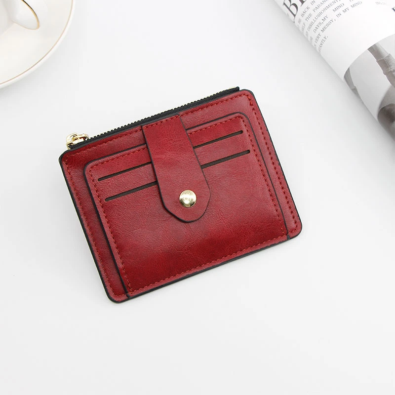 Korean Version Of Color Variety Of Wild Buckle Coin Purse Casual Card Bag Card Holder