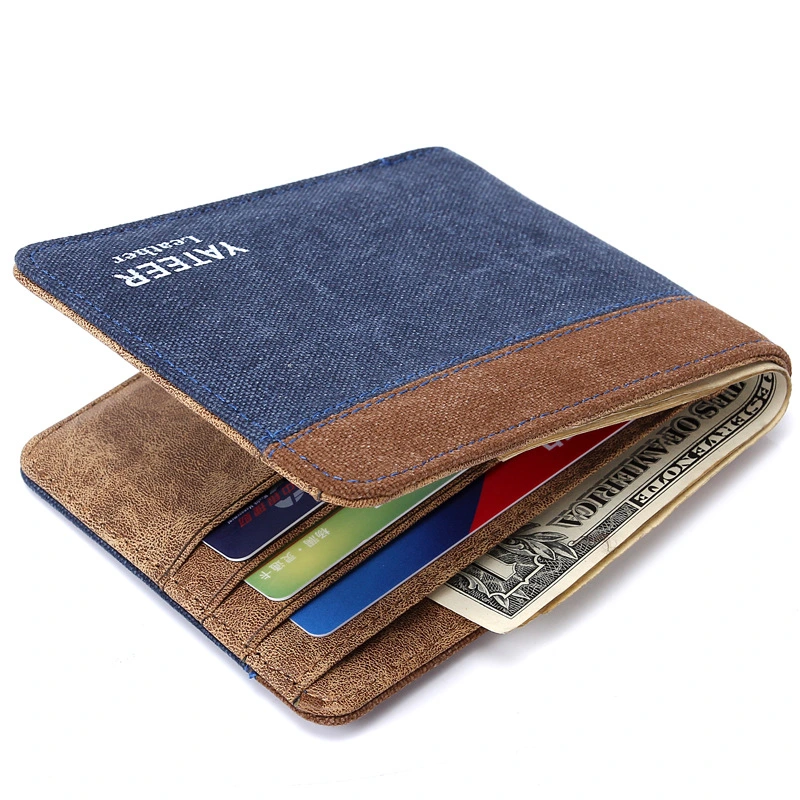 billetera para hombre, billetera masculina, Monederos de marca famosa, novedad de