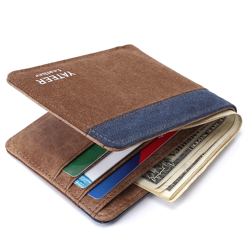billetera para hombre, billetera masculina, Monederos de marca famosa, novedad de