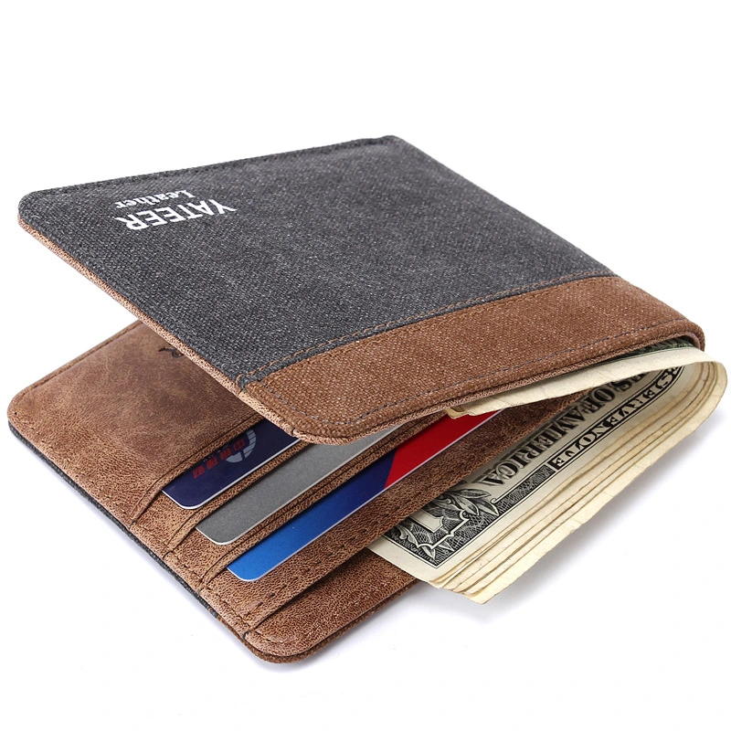 billetera para hombre, billetera masculina, Monederos de marca famosa, novedad de