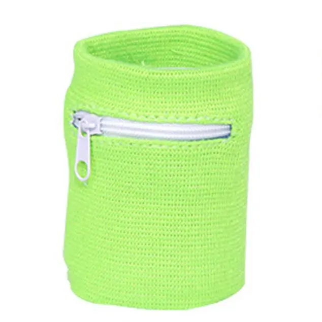 Customized LOGO Cotton Towel Wristband Zipper Wrist Strap Sweat-Absorbent And Sweat-Absorbent Sports Men And Women Put Keys As Coin Purses