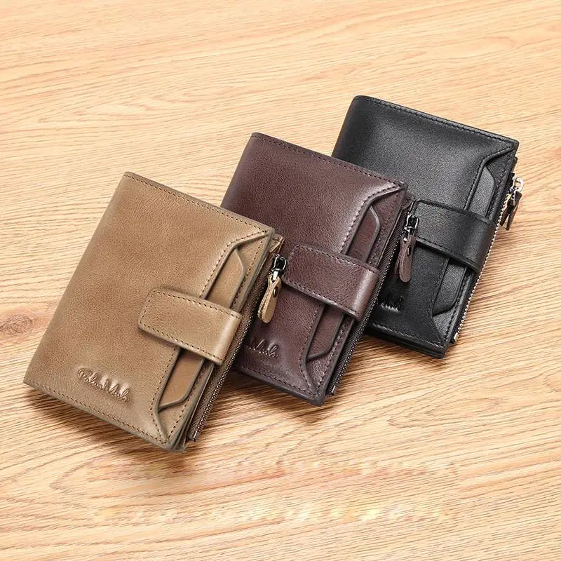 Men's Short Leather Fashion Casual Wallet