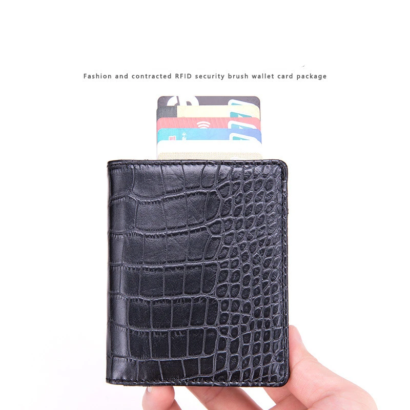 Anti-theft brush coin purse