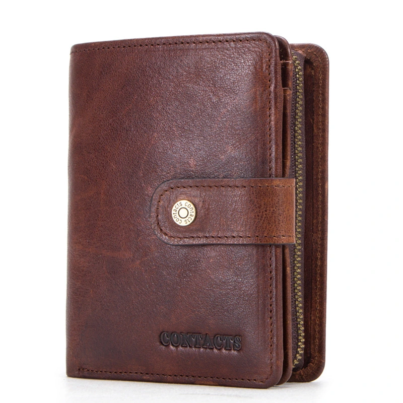 RFID cowhide multifunctional men's wallet