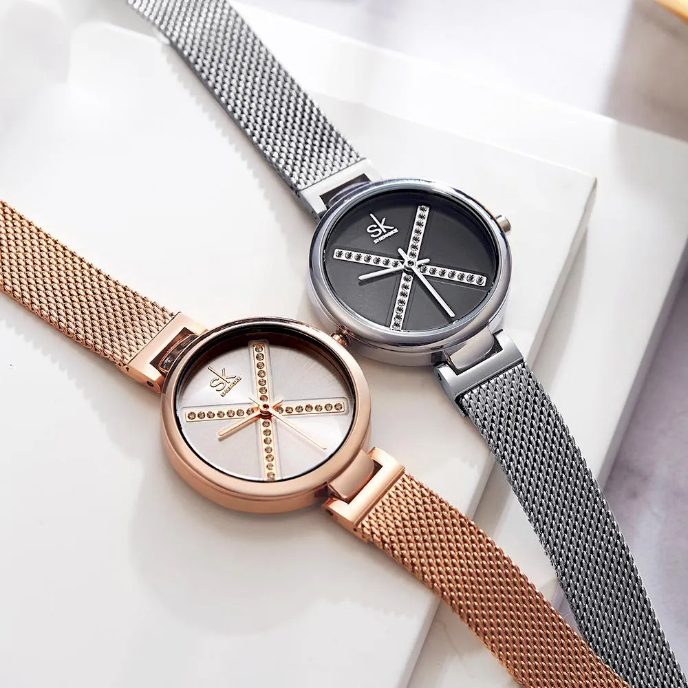 Steel Mesh Belt Fashion Women's Watch