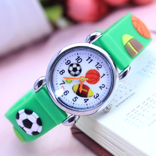 Electronic Quartz Watch Cute Football Cartoon