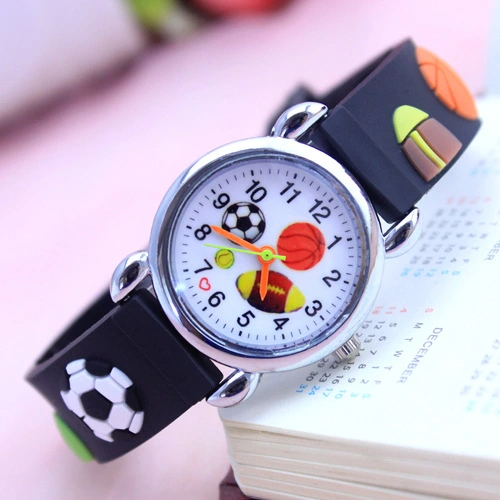 Electronic Quartz Watch Cute Football Cartoon