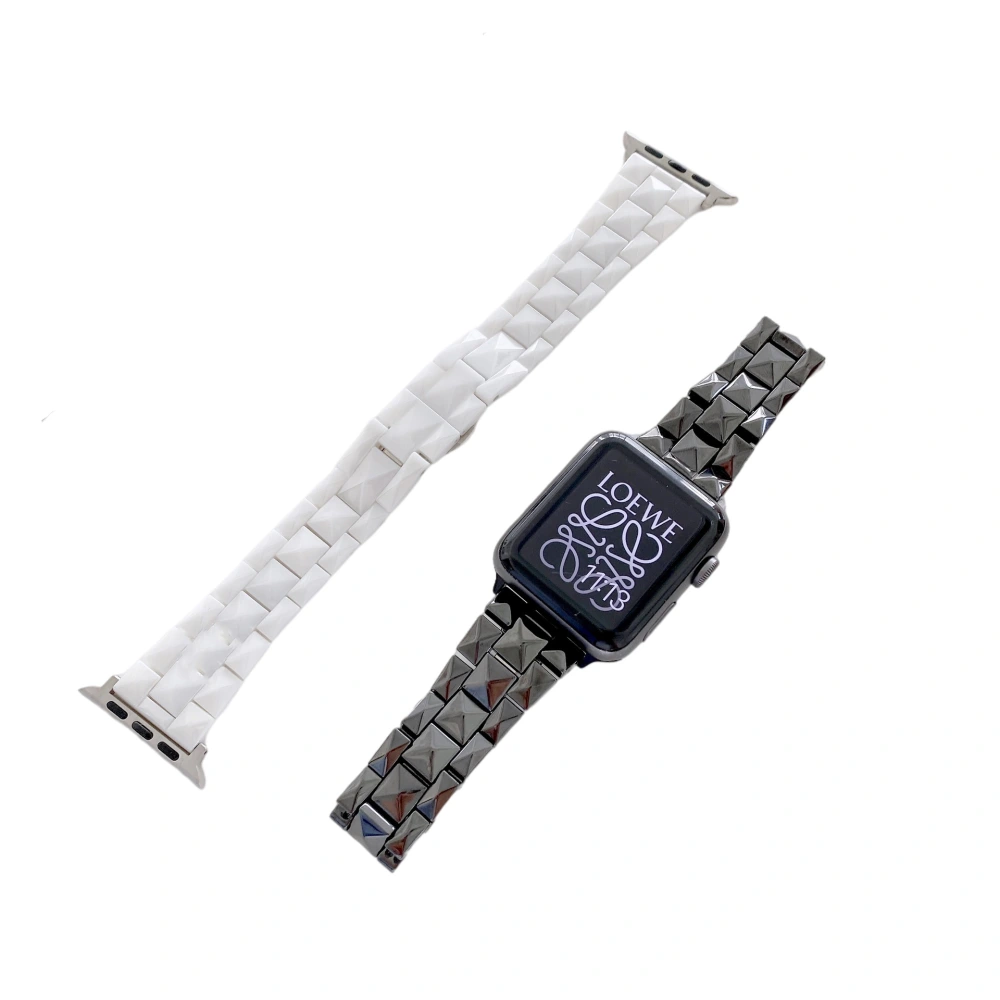 Fashion Diamond-shaped Ceramic With Casual Fashion Sports Watch Chain