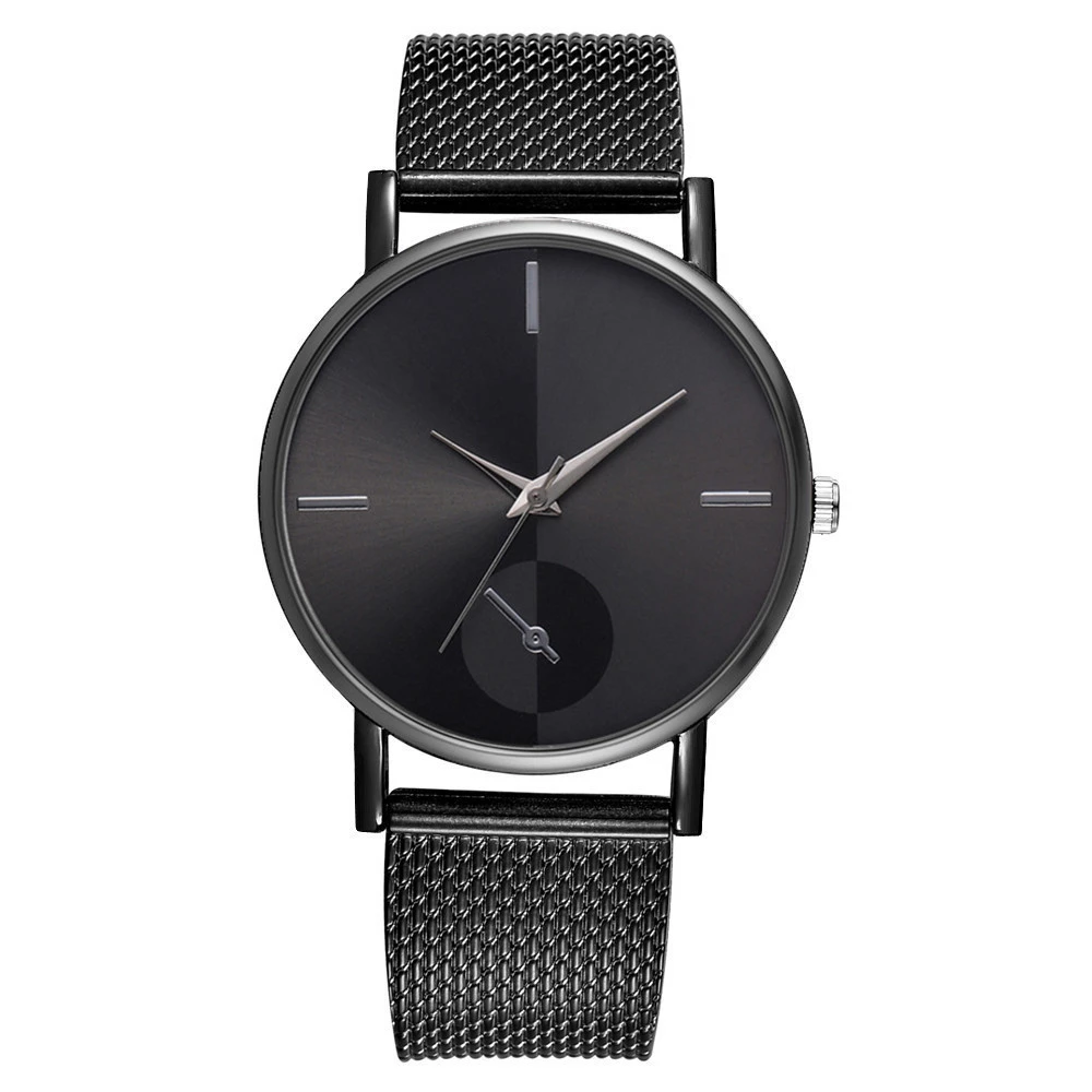 Plastic mesh strap watch