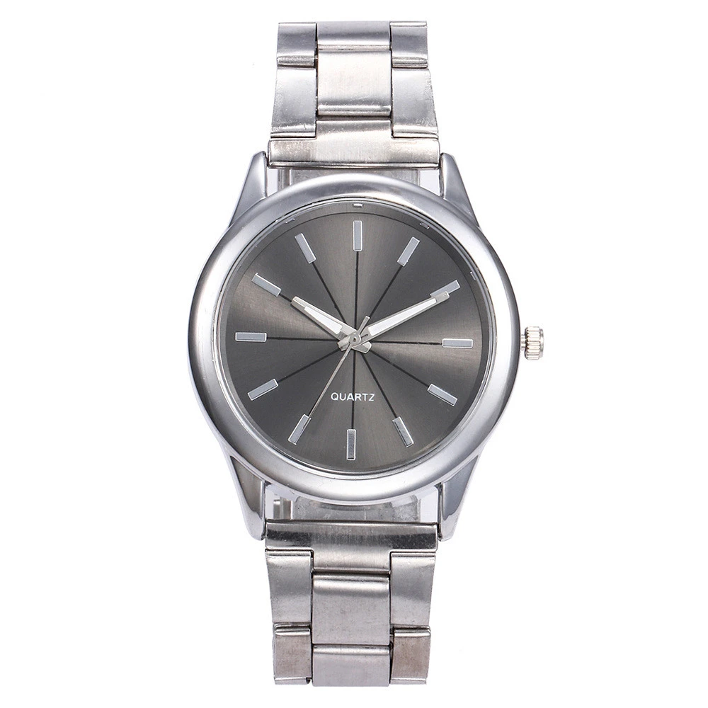 Alloy steel band ladies watch casual quartz watch