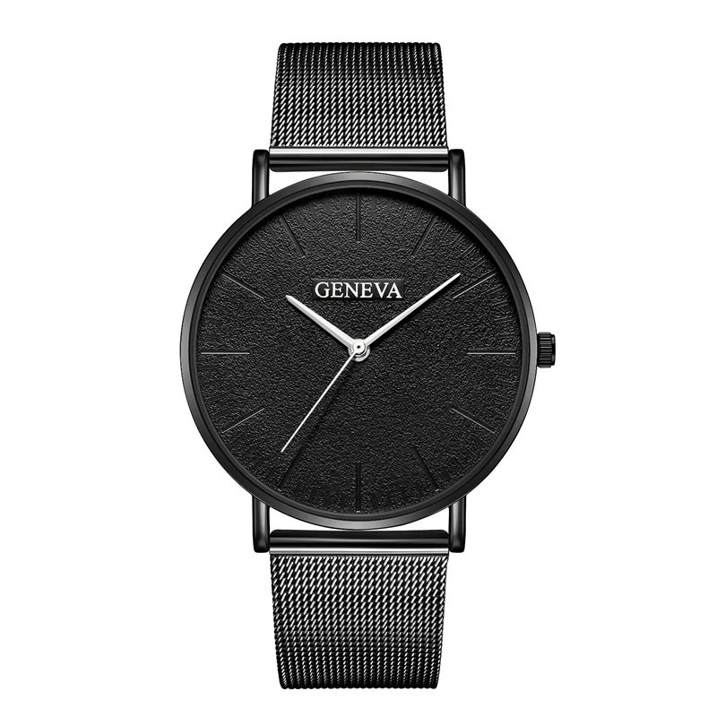 Mesh belt alloy ultra-thin quartz watch