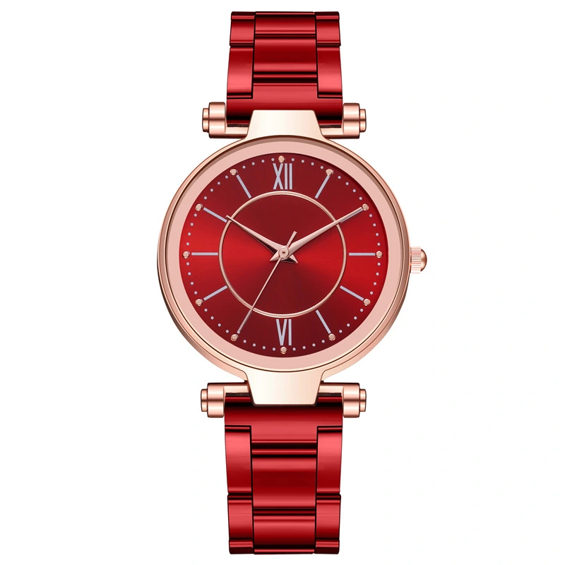 Steel belt female student casual quartz watch