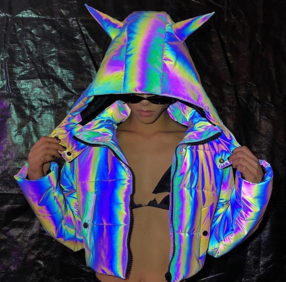 REFLECTIVE HOODED DEVIL JACKET