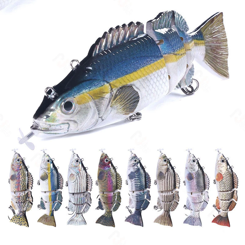 Luya Fake Lure Knotty Fish 15CM54G Automatic Fish Usb Knotty Fish Electric Bait