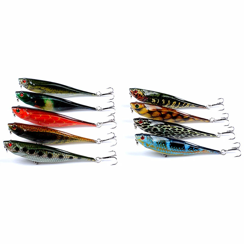 Luya Bait Painted Plastic Fishing Bait