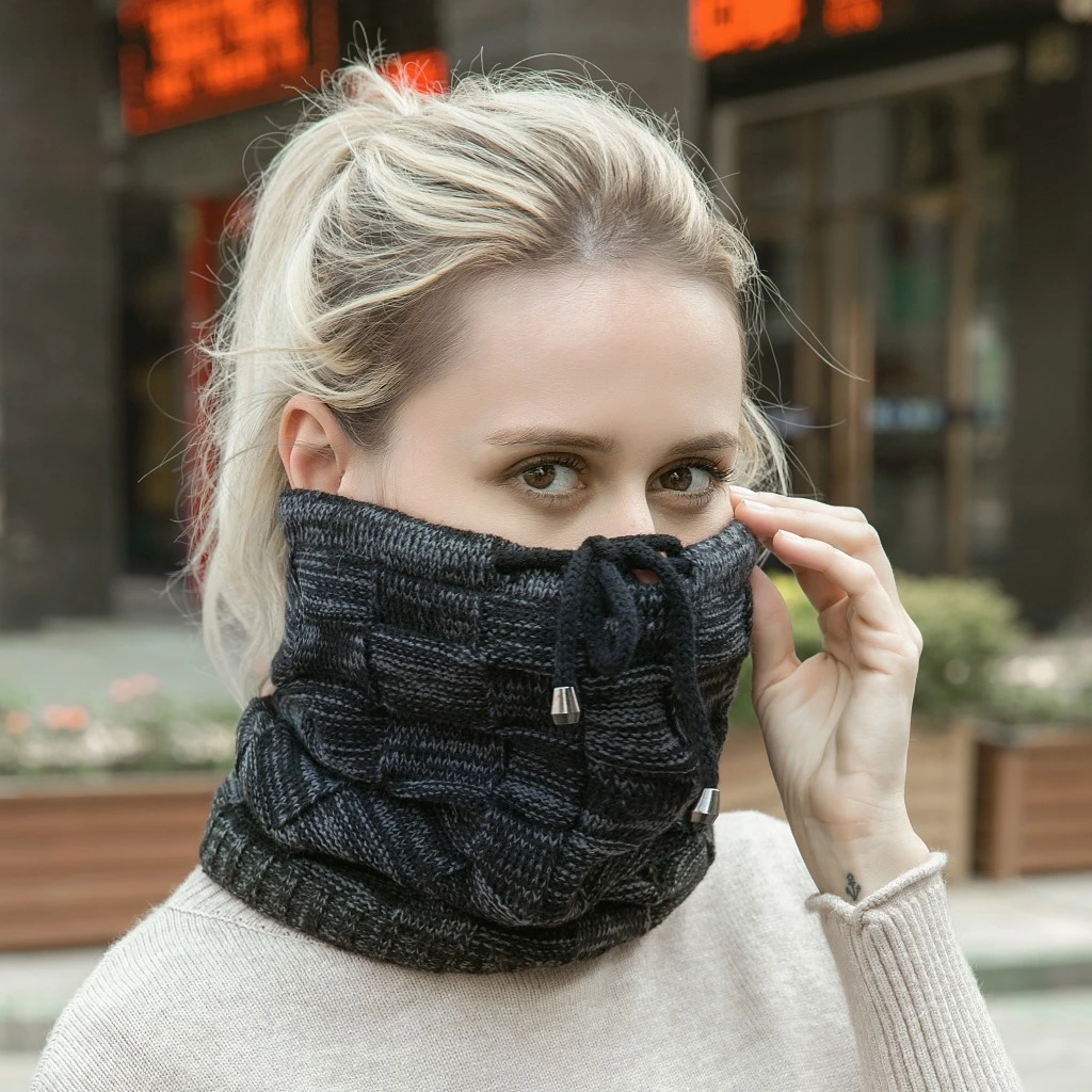 Multifunctional plus cashmere knitted hat