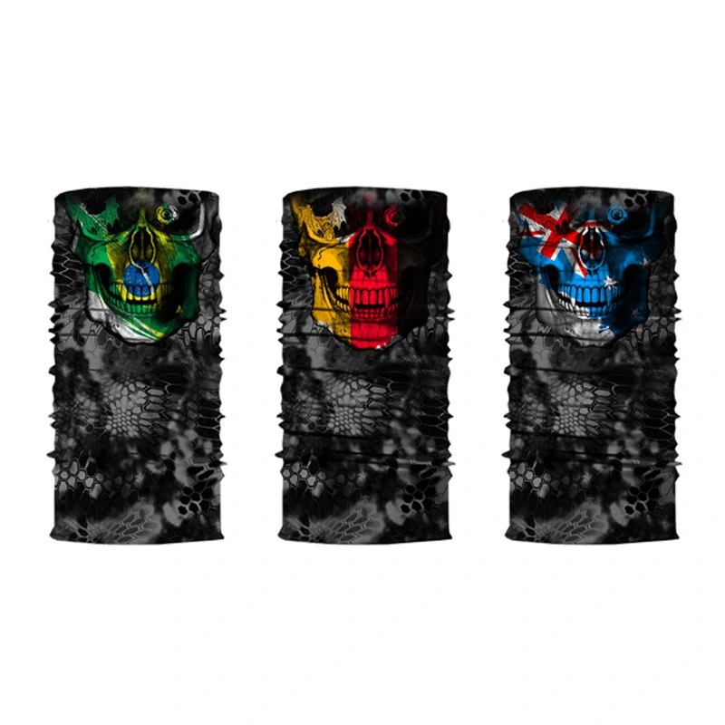 Skull outdoor turban ever-changing magic scarf