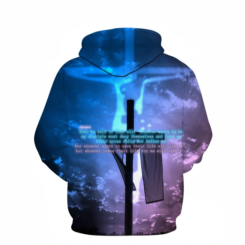 Couple Hoodie 3D Digital Printing Hoodie Men'S And Women'S Sports And Leisure Baseball Uniform