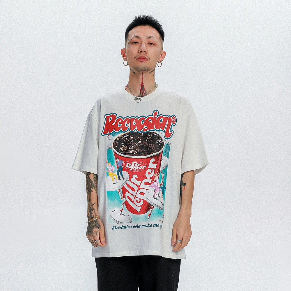 Tide Brand High Street Round Neck Half Sleeve Summer Hip-Hop Tide Brand Compassionate
