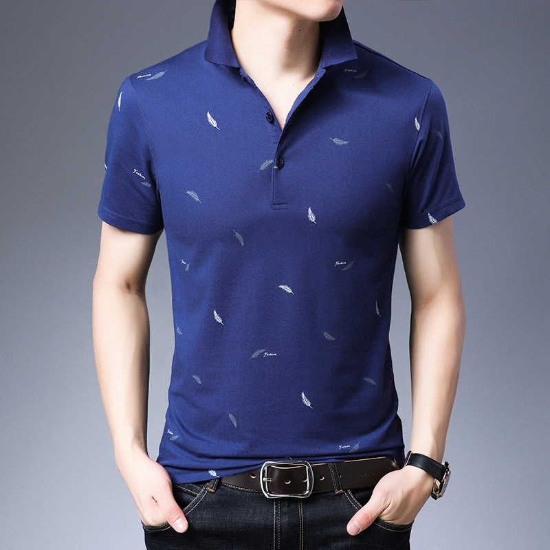 Summer Casual Thin Men's Short Sleeved T Shirt