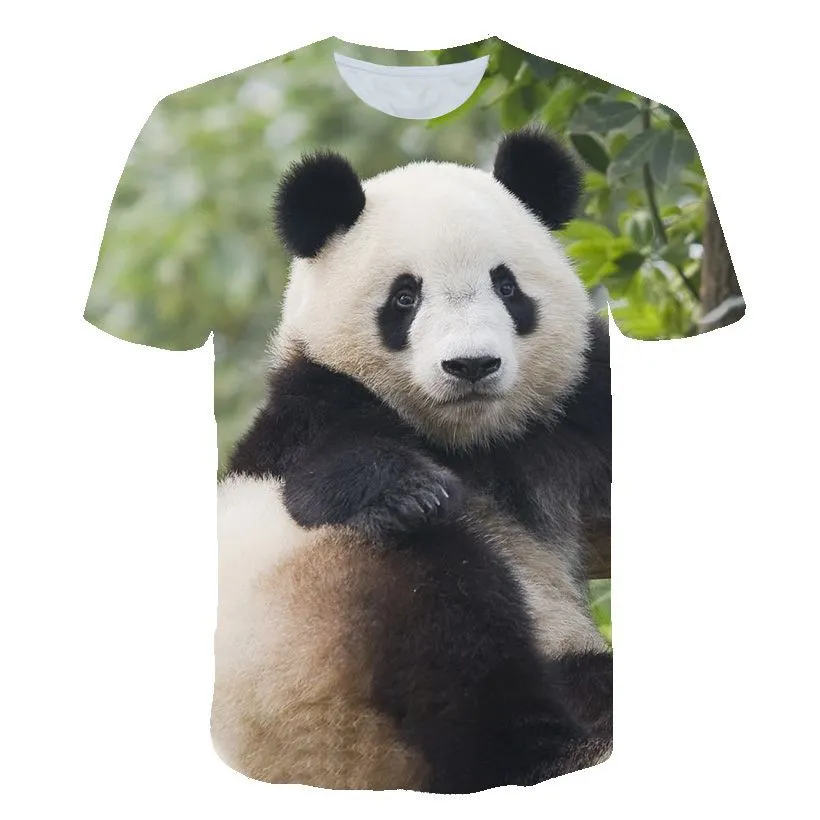  Summer New Children's T-shirt, Animal Panda 3D Digital Printing Casual And Comfortable T-shirt, Abundant Supply
