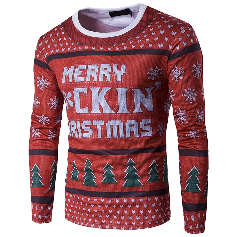 Christmas round neck long sleeve