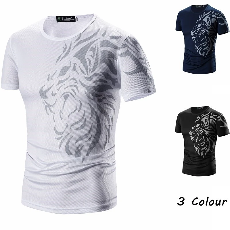Foreign Trade Large Size T-shirt Tattoo Printing Quick Dry