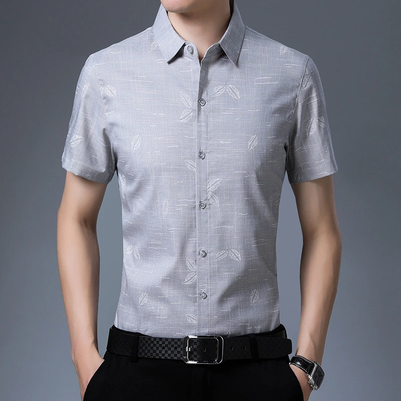 Small floral shirt with short sleeves