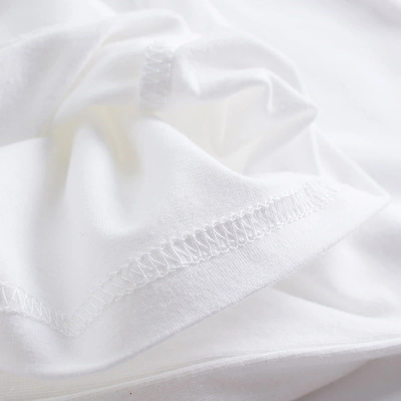 White summer panda print T-shirt