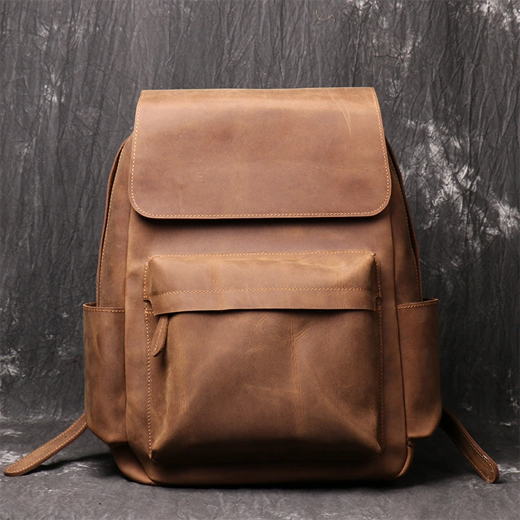 Leather Backpack Retro