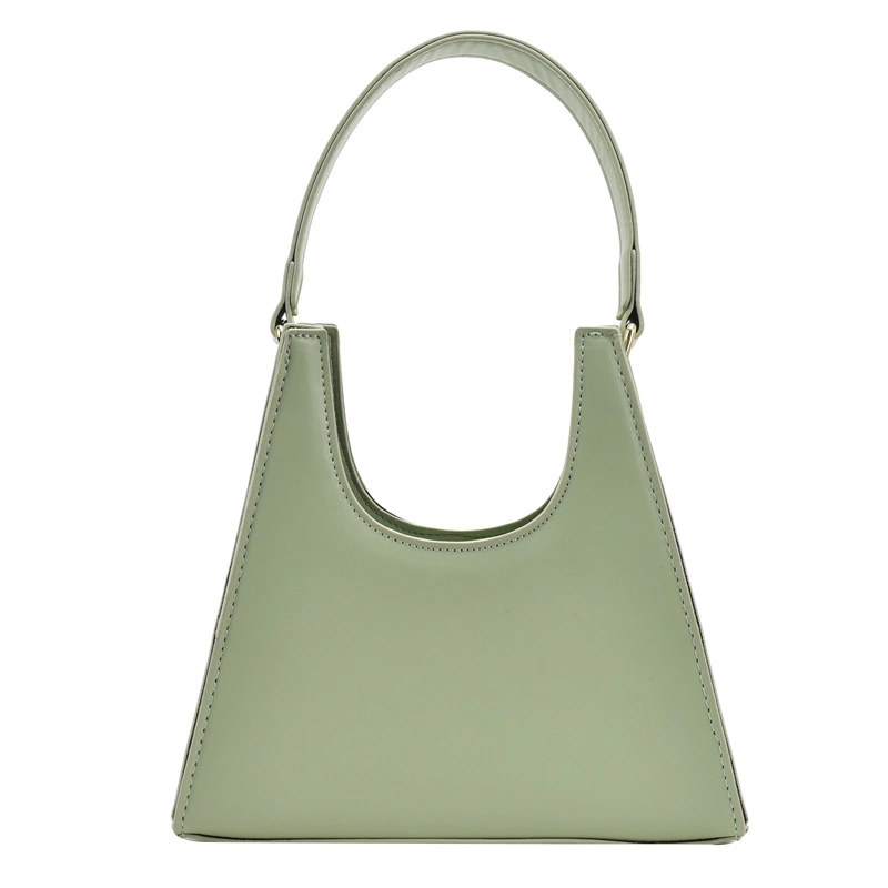  New Solid Color Retro Net Red Ins Simple Casual Large-Capacity Tote Bag Retro Korean Style Shoulder Bag