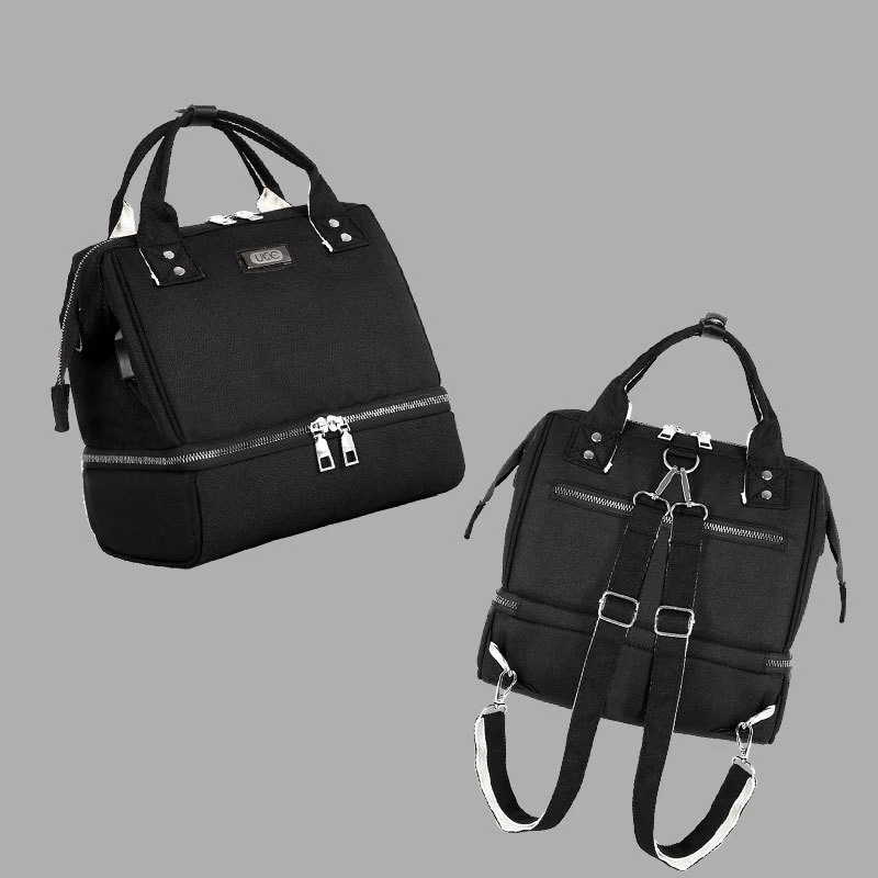 Diaper Bag Mummy Maternity Baby Bags Small Travel Grey Nappy Changing Backpack 