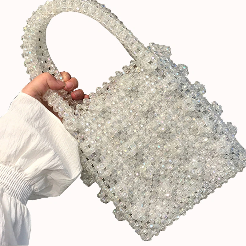 Hand-woven Pearl Handbag