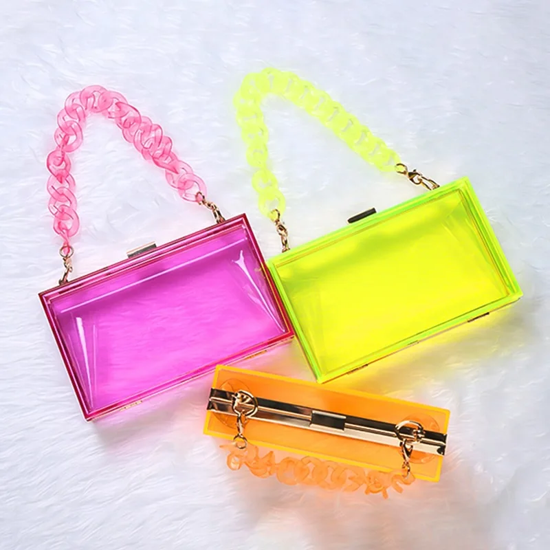 Underarm jelly chain bag