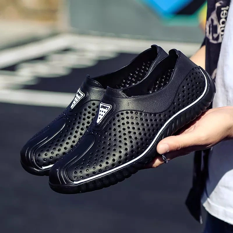 Hole Shoes Men's Sandals Sandals And Slippers Non-slip Hollow Shaxi Wading Beach Shoes