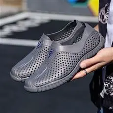 Hole Shoes Men's Sandals Sandals And Slippers Non-slip Hollow Shaxi Wading Beach Shoes