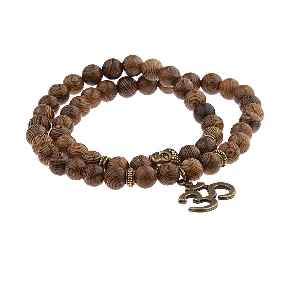 National style Beaded Buddha head Bracelet