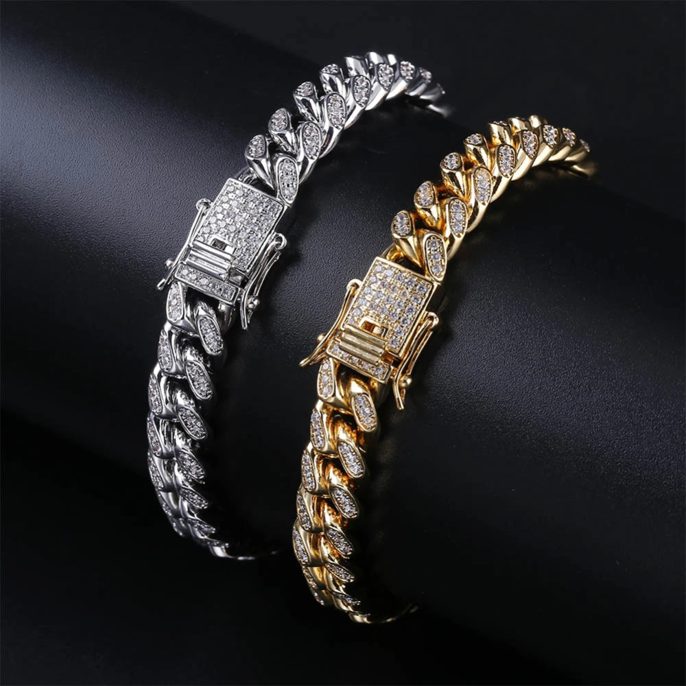 Men's bracelet with zircon