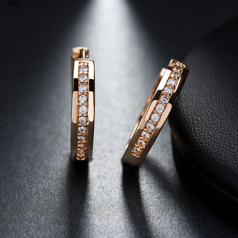 Silver earrings female Korean style simple personality
