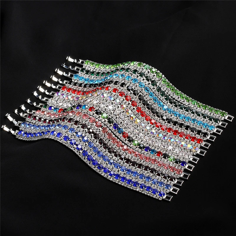 Rhinestone Roman Bracelet
