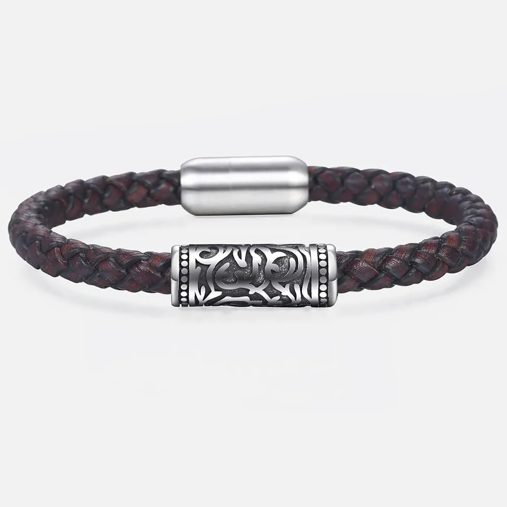 Alloy braided bracelet