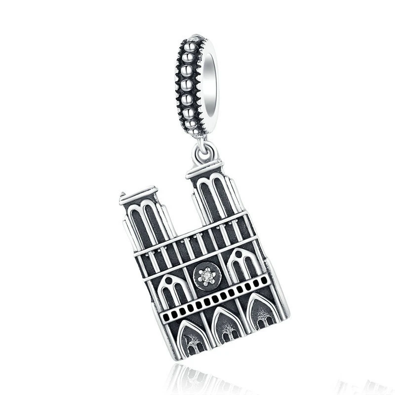 Notre Dame De Paris S925 Sterling Silver Pendant